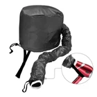Термоковпак для фена Bonnet "Dryer Attachment" шапка сушуар для масок, процедур, лікування та сушіння волосся в домашніх умовах, розмір універсальний (Чорний)