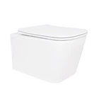 Унітаз підвісний Qtap Crow безобідковий з сидінням Soft-close QT05335171W