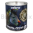 Емаль-ґрунт алкідна ZEBRA PROF 1301 17-0510 Silver Sage 0,8 кг