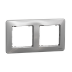 Рамка Schneider Electric Sedna Design двухместная алюминий SDD313802