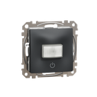 Датчик движения с выключателем Schneider Electric Sedna Design чёрный SDD114504