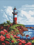 Набір з алмазною мозаїкою "Мальовничий край" 30x40см Идейка (AMO8144)