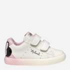 Trampki dziecięce dla dziewczynki na rzepy Geox B Gisli Girl B551MD08502-C0406 24 Białe (8058192274114)