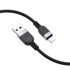 Кабель Hoco Lightning Energy silicone charging data cable X109 |2m, 2.4A| черный