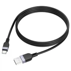 Кабель Hoco Type-C Energy silicone charging data cable X109 |1m, 3A| чорний