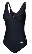 Купальник закрытый для женщин Aqua Speed GRACE 61558 черный, красный 44 (355-36)