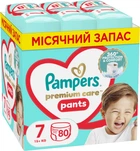 Подгузники-трусики Pampers Premium Care Pants Размер 7 15+ кг 80 шт (8700216338981)
