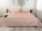 Покрывало Руно VeLour персиковое двухстороннее 150х220 см (360.55_Apricot ромб)