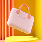 Сумка для ноутбука або планшета 14 дюймів Fungoofun, силіконова, вологостійка, протиударна, на блискавці, рожевий F515_14_pink