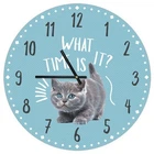 Круглые настенные часы What time is it? Presentville 36 см (dec0009451)