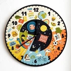 Круглые настенные часы . Расписание в сутки Presentville 36 см (dec0009459)