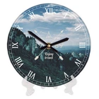 Часы настенные круглые Enjoy travel Горы 18 см Presentville (2000003090174)