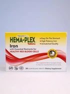 Вітаміни та мінерали хелатне залізо Natures Plus Hema-Plex Iron 30Tabs