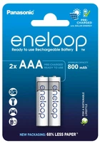 Аккумулятор Panasonic Eneloop BK-4MCDE/2CP, AAA/(HR03), 800mAh, LSD Ni-MH, Eco Blister 2шт