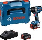 Аккумуляторный безщеточный ударный гайковерт Bosch GDS 18V-750 C+ (2 батареи GBA 18V 5.0Ah + Быстрое зарядное устройство для GAL 18V-40 Professiona + L-BOXX 136) (06019L9003)