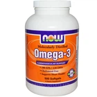 Омега 3 Now Foods Omega 3 1000mg 500 капсул