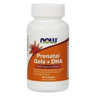 Витамины для беременных и кормящих женщин Now Foods Prenatal Gels + DHA (90 капс) нау фудс