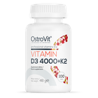 Витамин Д3 + K2 OstroVit Vitamin D3 4000 + K2 100 таблеток
