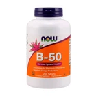 Комплекс витаминов группы Б Now Foods B-50 (250 табл) нау фудс