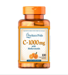 Вітамін С Puritan's Pride Vitamin C-1000 mg with Bioflavonoids & Rose Hips 100 таблеток