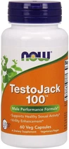 Бустер тестостерону Now Foods TestoJack 100 60 капсул