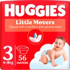 Підгузки Huggies Little Movers 3 4-9 кг Jumbo 56 шт (5029053567570)
