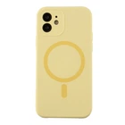 Чохол Glow Silicone Case Full Camera with Magsafe для iPhone 12 Колір Yellow