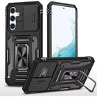 Ударостійкий чохол Camshield Army Ring для Samsung Galaxy A35 / A55 (Чорний / Black)