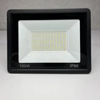 Прожектор светодиодный уличный LUMINARIA FL-100W 5000K BLACK 271x211x36 220V IP65