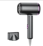 Фен для сушіння волосся Fold Hair Dryer з холодним обдувом 2000 Вт сірий