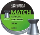 Свинцовые пули JSB Match Diabolo Light 0.475 г 500 шт (000005-500) - изображение 1