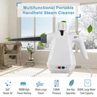 Портативный ручной пароочиститель Handheld Steam Cleaner DF-95 для уборки дома с насадками 1000Вт