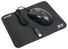 Ігрова миша A4tech USB Black X-710BK + килимок X7-200MP Bundle