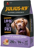 Сухой гипоаллергенный корм Julius-K9 Puppy & Junior Menu С ягненком и рисом