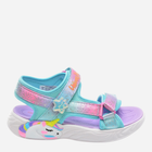 Sandały dziecięce dla dziewczynki Skechers 302682N-PRMT 21 Fioletowe (195969813195)