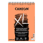 Альбом для графіки Canson XL Extra White 90 г/м2, на пружині А4, 120 аркушів (C200787500)