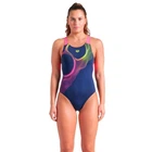 Купальник для женщин Arena RIPPLES SWIMSUIT V BACK B синий Жен 36 009021-780 36