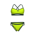 Купальник роздільний для жінок Arena ICONS BIKINI CROSS BACK SOLID салатовий Жін 40 005037-660 40