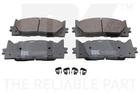 Комплект гальмівних колодок LEXUS ES, TOYOTA AURION, TOYOTA CAMRY, NK (2245113)