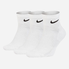 Zestaw skarpet męskich 3 pary Nike U Nk Everyday Csh Ankl 3Pr 132 SX7667-100 38-42 (M) Biały (888407236310)