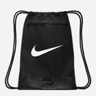 Plecak sportowy A4 18 L Nike Nk Brsla Drawstrng - 9.5 (18L) DM3978-010 Czarny (195244773909)