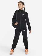Dres dziecięcy dla dziewczynki Nike K Nsw Tracksuit Poly Fz Hbr FD3067-010 128-134 cm (S) Czarny (196607053034)