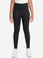 Дитячі спортивні легінси для дівчинки Nike G Nk Df One Tght Aop HF8228-010 134-140 см (M) Чорні (197859768608)