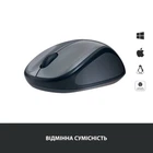 Бездротова миша Logitech M235 Компактна Чорно-сіра (р.95 х 55 х 38.6 мм)