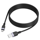 Кабель Hoco X109 Energy silicone charging data cable Micro (2M) Black