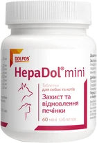 Ветпрепарат Dolfos Гепадол мини 60 таблеток для собак и кошек (1458-60)