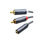 Кабель мультимедійний AUX 3.5mm TRS to RCAx2 M/M 1.0m AV102 U [114293]