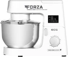 Кухонный комбайн с мясорубкой и планетарным миксером ECG FORZA 5500 Giorno Bianco