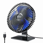 Вентилятор GAIATOP TF61, 13.5cm, 3 скорости, USB 5V 1m, Black-Blue