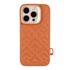 Чехол Kajsa Briquette Collection Rhombus with MagSafe для iPhone 16 Pro Max Brown